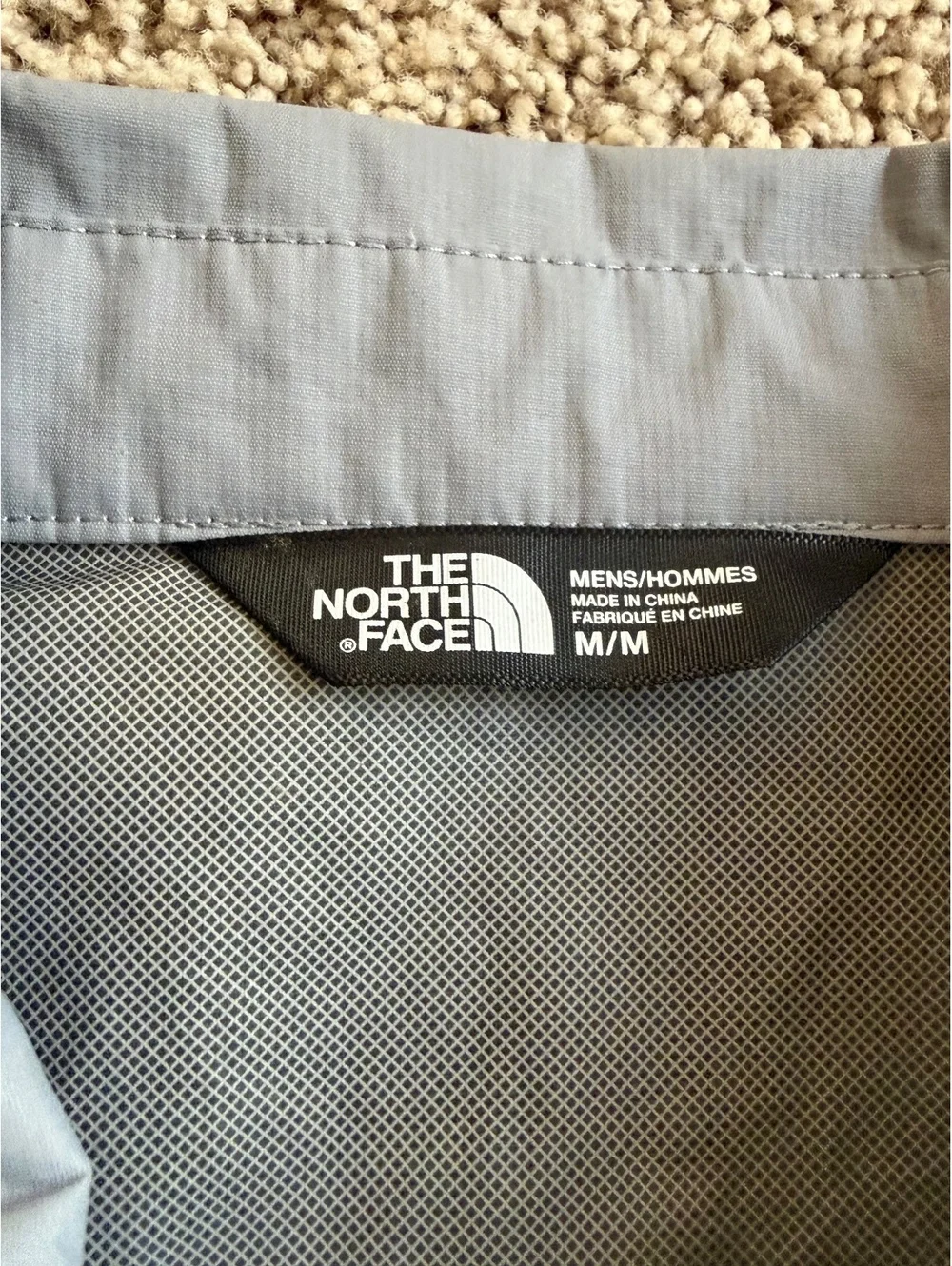 Men's The North Face International Collection Coach Jacket M MEDIUM grey / pink
